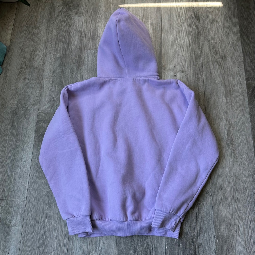 Comfrt Pastel Edit Lavender Purple Hoodie Sweatshirt Size S - Picture 3 of 7